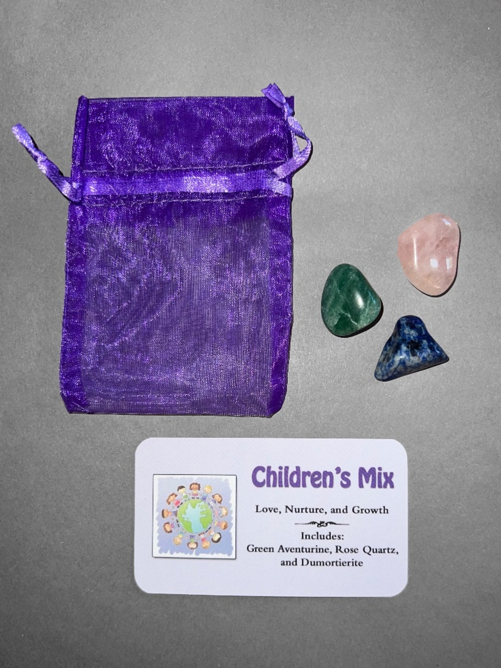 Meditation Children's Crystal Stone Mix